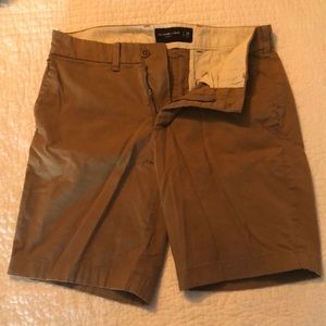 A&F Stretch Chino Shorts
